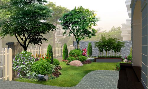 Các công đoạn thi công sân vườn biệt thự chi tiết, cụ thể, tiết kiệm chi phí